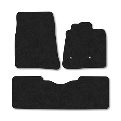 Car Mat Co Mitsubishi Shogun (2007+) (Swb) Premium Car Mats Tufted-Pile Carpet Black Trim Tailored Fit Car Accessories Durable Set from B&Q