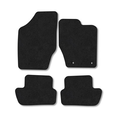 Car Mat Co Peugeot 307 (2001-2008) Premium Car Mats Tufted-Pile Carpet Black Trim Tailored Fit Car Accessories Durable Set from B&Q