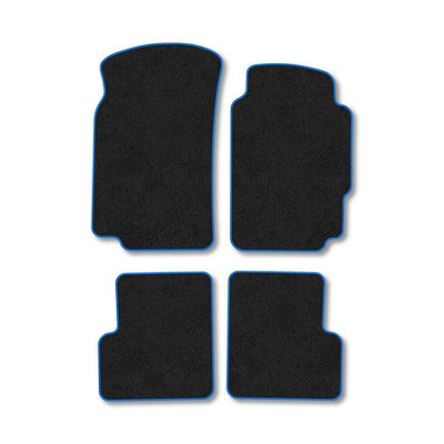 Car Mat Co Peugeot 406 (1996-2004) (Estate) Premium Car Mats Tufted-Pile Carpet Blue Trim Tailored Fit Car Accessories Durable Set from B&Q