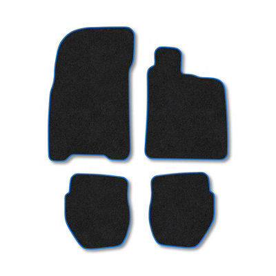 Car Mat Co Porsche 993 (1993-1998) Premium Car Mats Tufted-Pile Carpet Blue Trim Tailored Fit Car Accessories Durable Set from B&Q