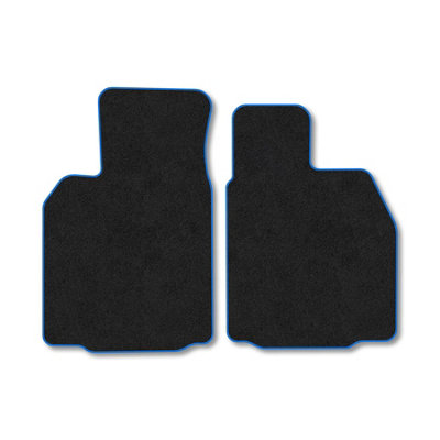 Car Mat Co Porsche Boxster (2006-2012) Premium Car Mats Tufted-Pile Carpet Blue Trim Tailored Fit Car Accessories Durable Set from B&Q