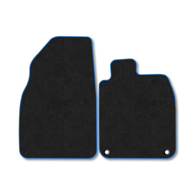 Car Mat Co Porsche Boxster (2012-2016) Premium Car Mats Tufted-Pile Carpet Blue Trim Tailored Fit Car Accessories Durable Set from B&Q