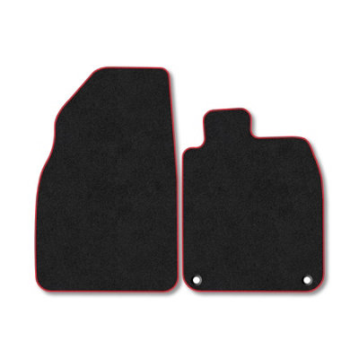Car Mat Co Porsche Boxster (2012-2016) Premium Car Mats Tufted-Pile Carpet Red Trim Tailored Fit Car Accessories Durable Set from B&Q