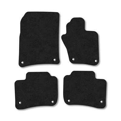 Car Mat Co Vw Touareg (2010-2018) Premium Car Mats Tufted-Pile Carpet Black Trim Tailored Fit Car Accessories Durable Set from B&Q