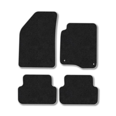 Car Mat Co Renault Laguna (2001-2007) Premium Car Mats Tufted-Pile Carpet Grey Trim Tailored Fit Car Accessories Durable Set from B&Q