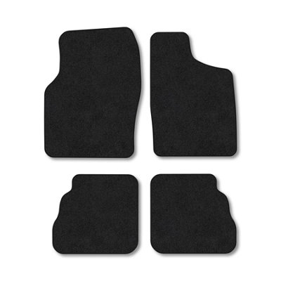 B&Q -  Saab 9-3 (1998-2002) Premium Car Mats Tufted-Pile Carpet Black Trim Tailored Fit Car Accessories Durable Set