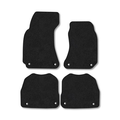 Car Mat Co Skoda Superb (2002-2008) Premium Car Mats Tufted-Pile Carpet Black Trim Tailored Fit Car Accessories Durable Set from B&Q