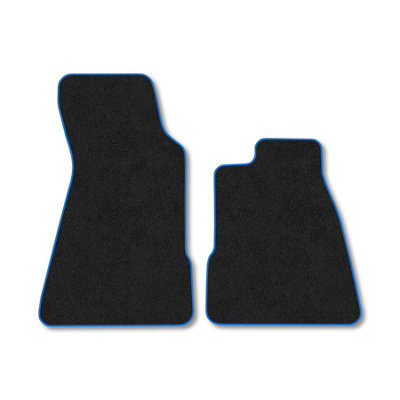 Car Mat Co Smart Roadster (2002-2007) Premium Car Mats Tufted-Pile Carpet Blue Trim Tailored Fit Car Accessories Durable Set from B&Q