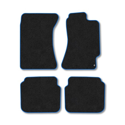 Car Mat Co Subaru Legacy (2003-2009) Premium Car Mats Tufted-Pile Carpet Blue Trim Tailored Fit Car Accessories Durable Set from B&Q