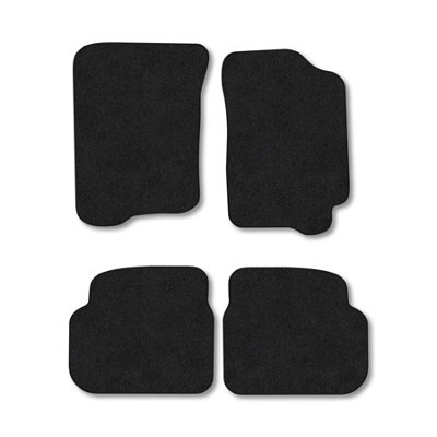 Car Mat Co Subaru Impreza (1993-2000) Premium Car Mats Tufted-Pile Carpet Black Trim Tailored Fit Car Accessories Durable Set from B&Q
