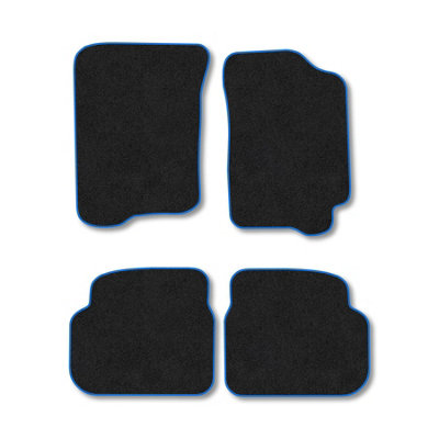 Car Mat Co Subaru Impreza (1993-2000) Premium Car Mats Tufted-Pile Carpet Blue Trim Tailored Fit Car Accessories Durable Set from B&Q
