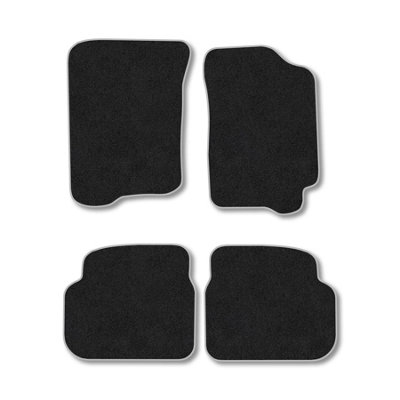 Car Mat Co Subaru Impreza (1993-2000) Premium Car Mats Tufted-Pile Carpet Grey Trim Tailored Fit Car Accessories Durable Set from B&Q