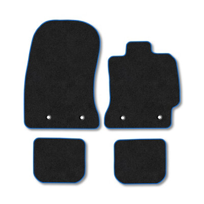 Car Mat Co Subaru Brz (2012-2021) Premium Car Mats Tufted-Pile Carpet Blue Trim Tailored Fit Car Accessories Durable Set from B&Q