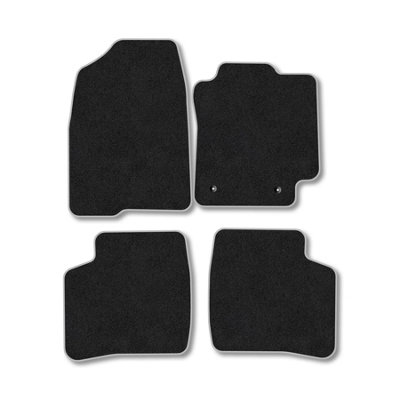 Car Mat Co Toyota Prius (2005-2009) Premium Car Mats Tufted-Pile Carpet Grey Trim Tailored Fit Car Accessories Durable Set from B&Q