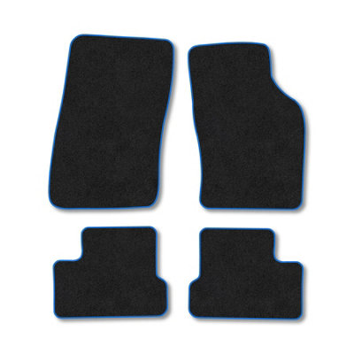 Car Mat Co Vauxhall Astra F (1991-1998) Premium Car Mats Tufted-Pile Carpet Blue Trim Tailored Fit Car Accessories Durable Set from B&Q