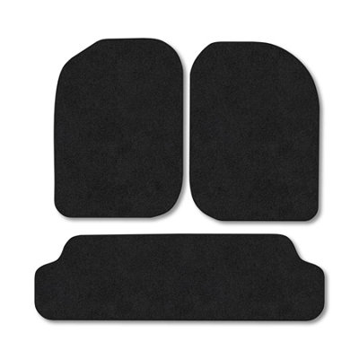 Car Mat Co Vauxhall Frontera (1991-1998) (Swb) Premium Car Mats Tufted-Pile Carpet Black Trim Tailored Fit Car Accessories Durable Set from B&Q