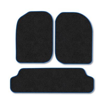 Car Mat Co Vauxhall Frontera (1991-1998) (Swb) Premium Car Mats Tufted-Pile Carpet Blue Trim Tailored Fit Car Accessories Durable Set from B&Q