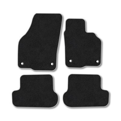 Car Mat Co Vw Beetle (2012-2019) Premium Car Mats Tufted-Pile Carpet Grey Trim Tailored Fit Car Accessories Durable Set from B&Q