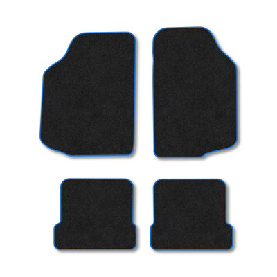 Car Mat Co Vw Golf Mk1 (1974-1983) Premium Car Mats Tufted-Pile Carpet Blue Trim Tailored Fit Car Accessories Durable Set from B&Q