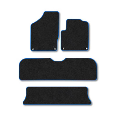 Car Mat Co Vw Sharan (2000-2010) Premium Car Mats Tufted-Pile Carpet Blue Trim Tailored Fit Car Accessories Durable Set from B&Q