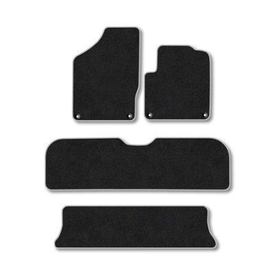 Car Mat Co Vw Sharan (2000-2010) Premium Car Mats Tufted-Pile Carpet Grey Trim Tailored Fit Car Accessories Durable Set from B&Q