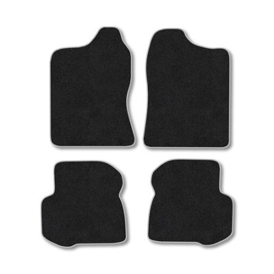 B&Q -  Suzuki Jimny (1998-2018) (Manual) Premium Car Mats Tufted-Pile Carpet Grey Trim Tailored Fit Car Accessories Durable Set