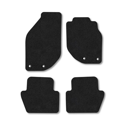 Car Mat Co Volvo C70 (1995-2006) Premium Car Mats Tufted-Pile Carpet Black Trim Tailored Fit Car Accessories Durable Set from B&Q