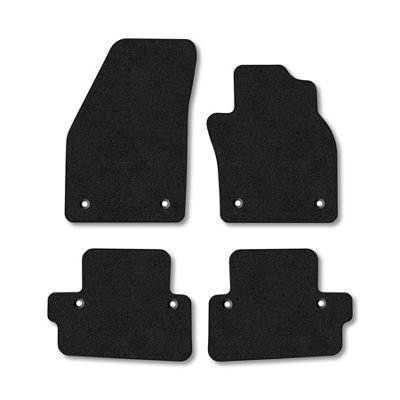Car Mat Co Volvo C70 (2006-2013) (Auto) Premium Car Mats Tufted-Pile Carpet Black Trim Tailored Fit Car Accessories Durable Set from B&Q