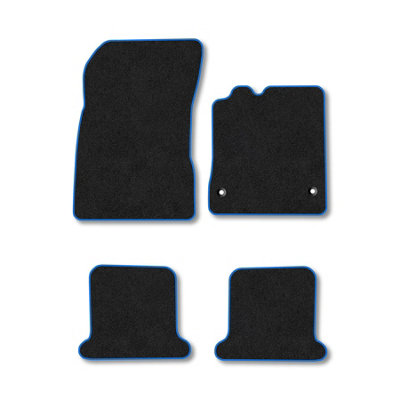 Car Mat Co Renault Megane Cc (2008-2016) Premium Car Mats Tufted-Pile Carpet Blue Trim Tailored Fit Car Accessories Durable Set from B&Q
