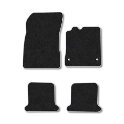 Car Mat Co Renault Megane Cc (2008-2016) Premium Car Mats Tufted-Pile Carpet Grey Trim Tailored Fit Car Accessories Durable Set from B&Q