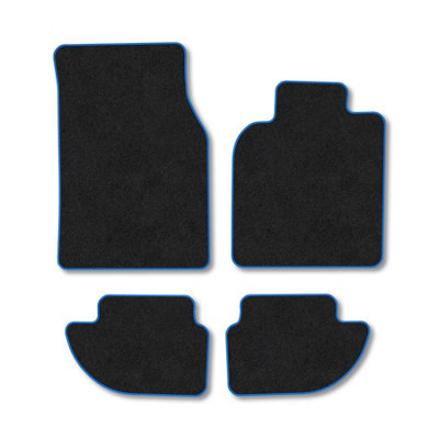 Car Mat Co Porsche 968 (1991-1995) Premium Car Mats Tufted-Pile Carpet Blue Trim Tailored Fit Car Accessories Durable Set from B&Q