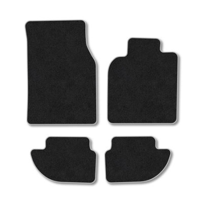 Car Mat Co Porsche 968 (1991-1995) Premium Car Mats Tufted-Pile Carpet Grey Trim Tailored Fit Car Accessories Durable Set from B&Q