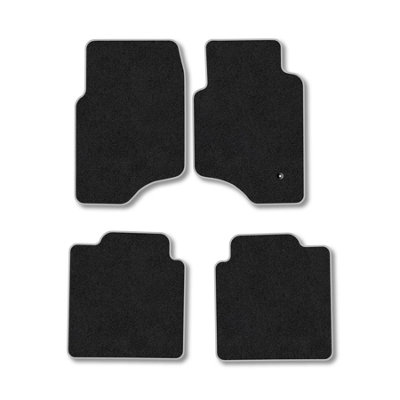 Car Mat Co Mitsubishi Shogun Pajero (1992-2000) (Lwb) Premium Car Mats Tufted-Pile Carpet Grey Trim Tailored Fit Car Accessories Durable Set from B&Q
