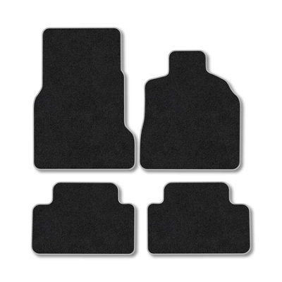 Car Mat Co Mercedes A-Class (2000-2005) (W168) (Swb) Premium Car Mats Tufted-Pile Carpet Grey Trim Tailored Fit Car Accessories Durable Set from B&Q