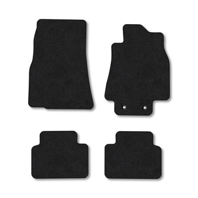 Car Mat Co Mercedes A-Class (2005-2012) (W169) Premium Car Mats Tufted-Pile Carpet Black Trim Tailored Fit Car Accessories Durable Set from B&Q