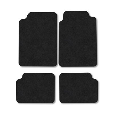 Car Mat Co Citroen Xantia (1993-2001) Premium Car Mats Tufted-Pile Carpet Black Trim Tailored Fit Car Accessories Durable Set from B&Q