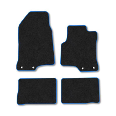 Car Mat Co Chevrolet Captiva (2007-2015) Premium Car Mats Tufted-Pile Carpet Blue Trim Tailored Fit Car Accessories Durable Set from B&Q