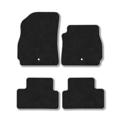 Car Mat Co Chevrolet Orlando (2011-2015) Premium Car Mats Tufted-Pile Carpet Grey Trim Tailored Fit Car Accessories Durable Set from B&Q