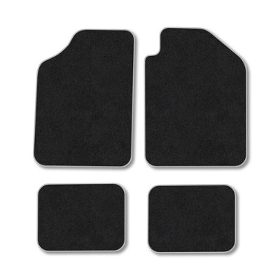 Car Mat Co Daihatsu Charade (2003-2007) Premium Car Mats Tufted-Pile Carpet Grey Trim Tailored Fit Car Accessories Durable Set from B&Q
