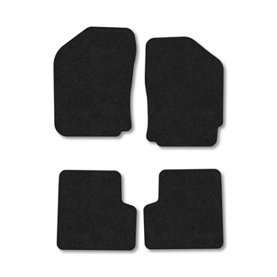 Car Mat Co Daihatsu Sirion (2005-2010) Premium Car Mats Tufted-Pile Carpet Black Trim Tailored Fit Car Accessories Durable Set from B&Q