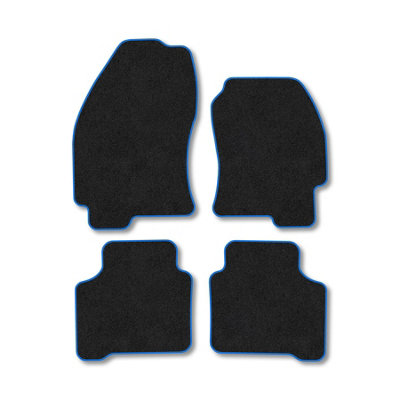 Car Mat Co Ford Mondeo (1993-2000) Premium Car Mats Tufted-Pile Carpet Blue Trim Tailored Fit Car Accessories Durable Set from B&Q