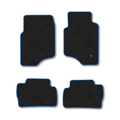 Car Mat Co Mitsubishi Shogun (1992-2000) Premium Car Mats Tufted-Pile Carpet Blue Trim Tailored Fit Car Accessories Durable Set from B&Q