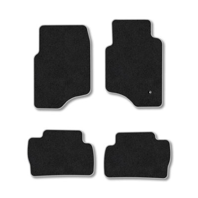 Car Mat Co Mitsubishi Shogun (1992-2000) Premium Car Mats Tufted-Pile Carpet Grey Trim Tailored Fit Car Accessories Durable Set from B&Q