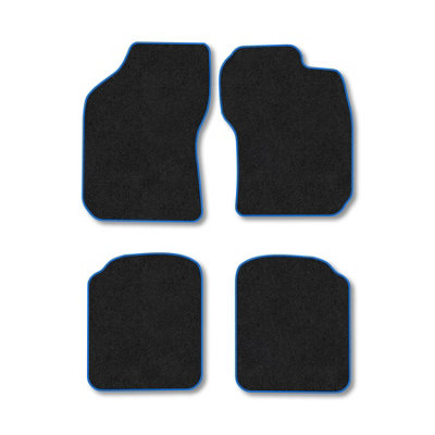 Car Mat Co Fiat Bravo (1995-2002) Premium Car Mats Tufted-Pile Carpet Blue Trim Tailored Fit Car Accessories Durable Set from B&Q