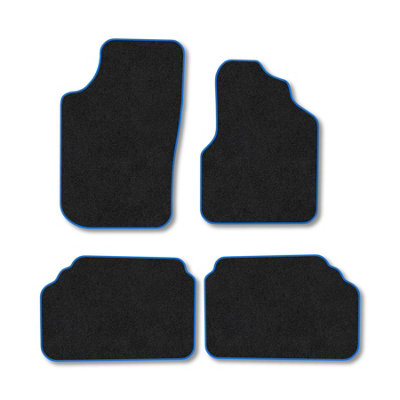 Car Mat Co Renault Scenic (1999-2006) Premium Car Mats Tufted-Pile Carpet Blue Trim Tailored Fit Car Accessories Durable Set from B&Q