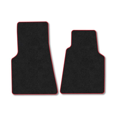 B&Q -  Ferrari 550 (1996-2001) Premium Car Mats Tufted-Pile Carpet Red Trim Tailored Fit Car Accessories Durable Set