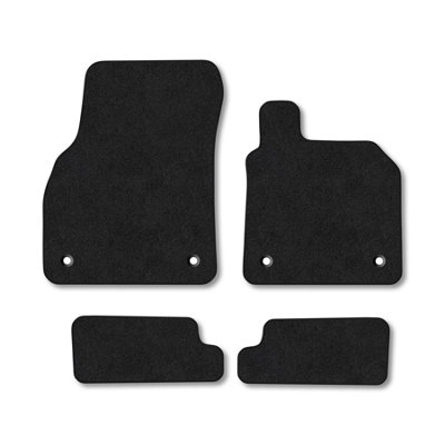 Car Mat Co Audi Tt (2014+) Premium Car Mats Tufted-Pile Carpet Black Trim Tailored Fit Car Accessories Durable Set from B&Q
