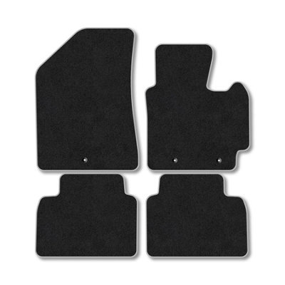 Car Mat Co Kia Soul (2014-2020) Premium Car Mats Tufted-Pile Carpet Grey Trim Tailored Fit Car Accessories Durable Set from B&Q