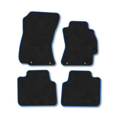 Car Mat Co Subaru Outback (2009-2014) Premium Car Mats Tufted-Pile Carpet Blue Trim Tailored Fit Car Accessories Durable Set from B&Q
