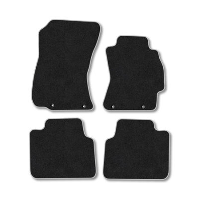 Car Mat Co Subaru Outback (2009-2014) Premium Car Mats Tufted-Pile Carpet Grey Trim Tailored Fit Car Accessories Durable Set from B&Q